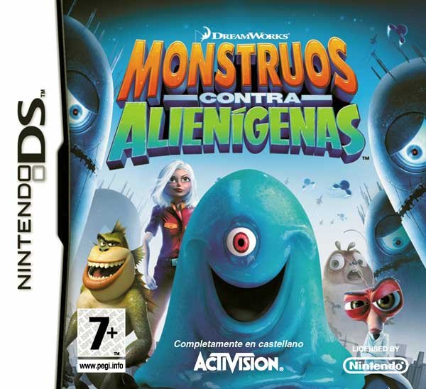 Im Genes Del Juego Monstruos Contra Alien Genas De Nintendo Ds